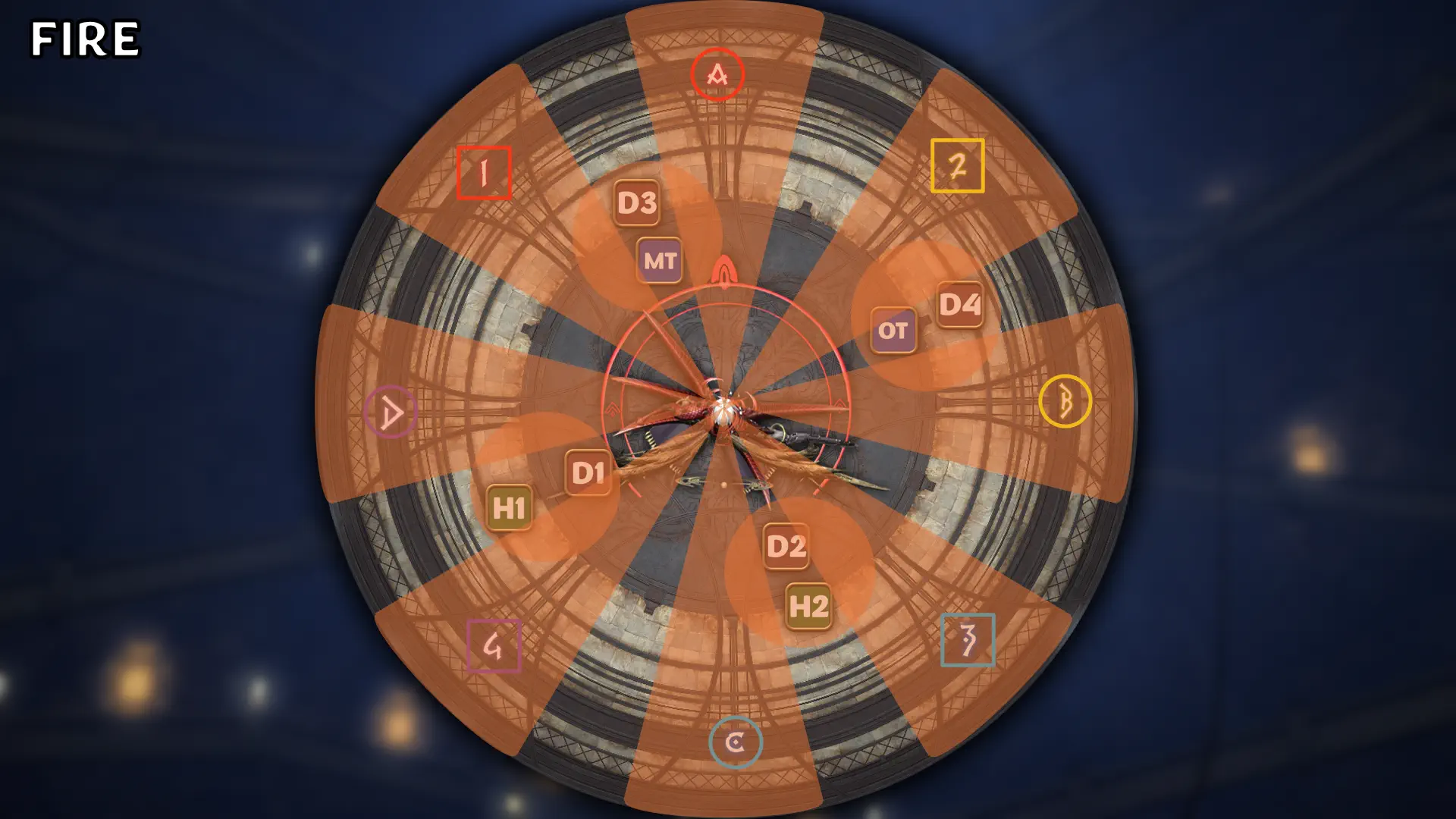 Fire Cyclonic Break pair stack positions